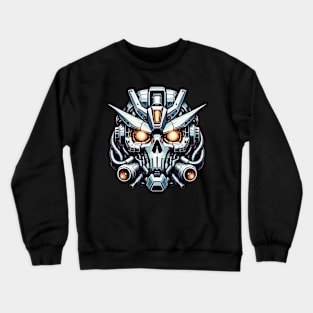 Biomech Skull S01 D72 Crewneck Sweatshirt